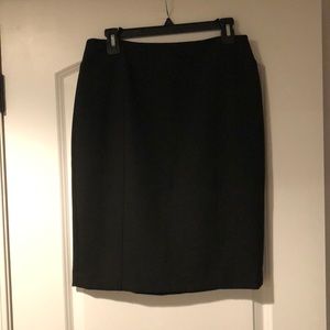 Black pencil skirt